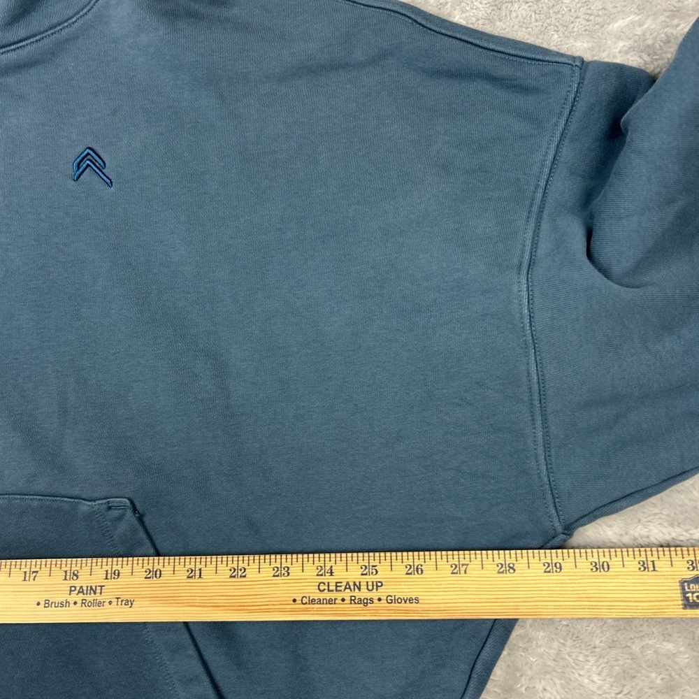 Vtg Nike Jordan‎ Essentials Pullover Hoodie Blue Size XL Y2K 90's - Picture 3 of 6